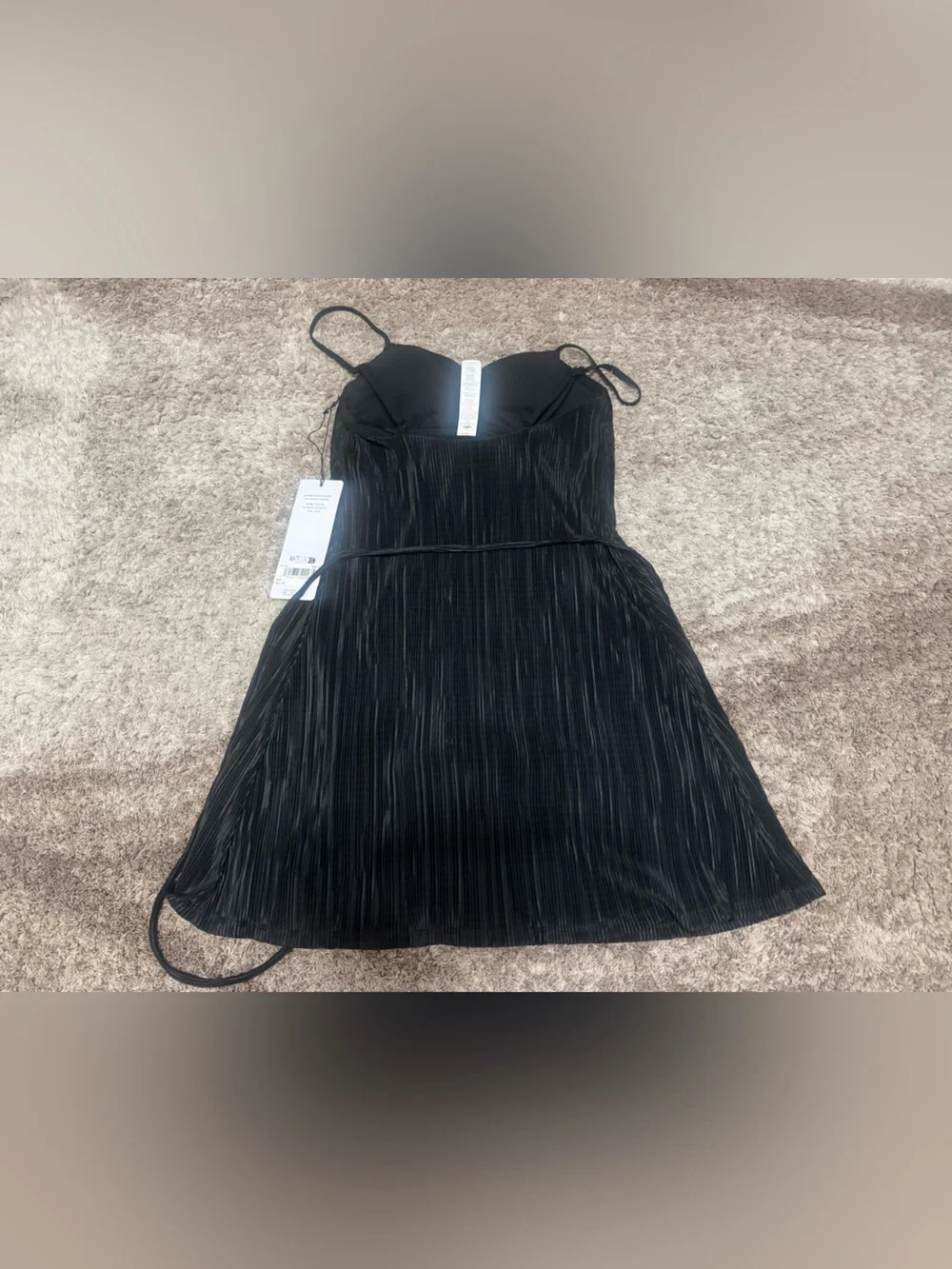 Alo yoga micro plisse game on tennis dress